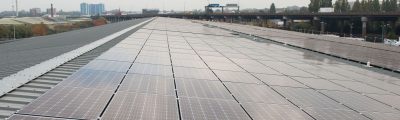 Rooftop solar PV installation receiving subsidy via the feed-in tariff